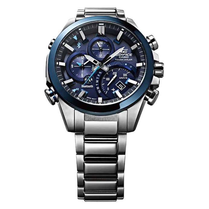 美品　CASIO　EDIFICE　EQB-500DB-2AJF　青文字盤　ブルー EQB500DB-2A | | CASIO