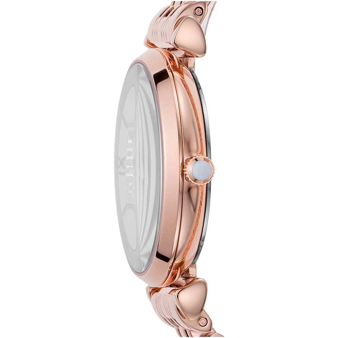 Emporio Armani Fashion AR11244 Ladies White Dial Rose Gold