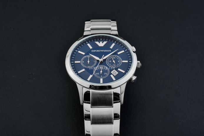 Armani classic ar2448 blue dial cheap