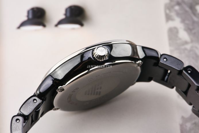 emporio armani watch ceramica black