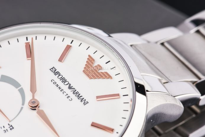 Emporio Armani Hybrid Smartwatch ART3005 Men White Dial