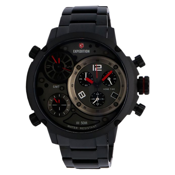 ウェア JAM Expedition EXF-6706-MTBIPBARE Man Black Dial Stainless Steel