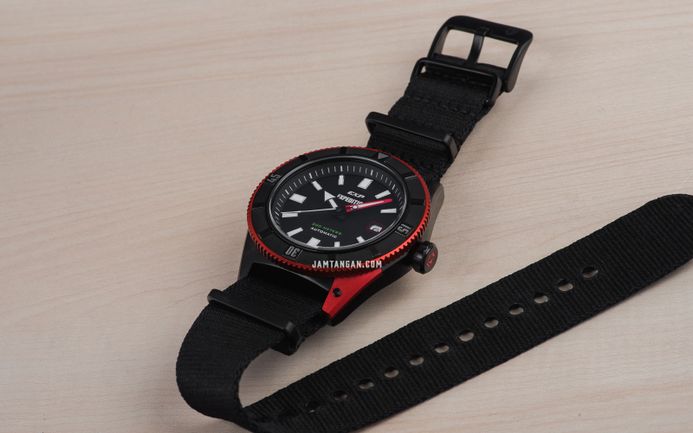 Expedition Automatic E 6819 MA NIPBARE Water Resistant 200M Men Black Dial Nylon Strap