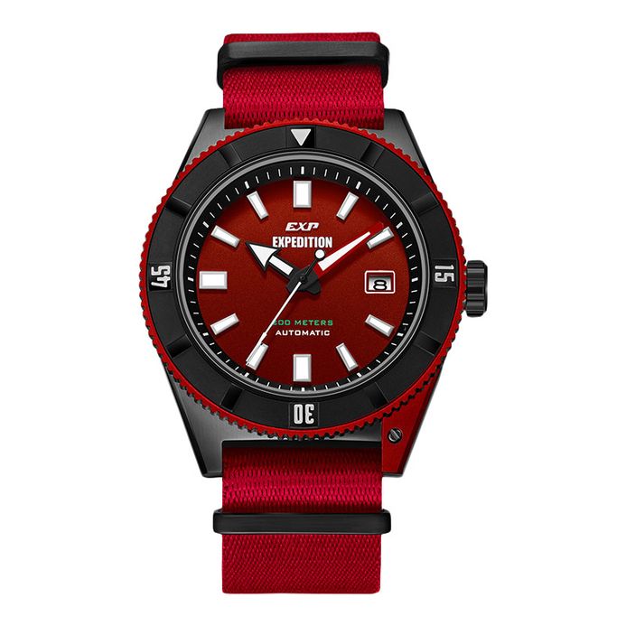 Expedition Automatic E 6819 MA NIPRE Water Resistant 200M Men Red