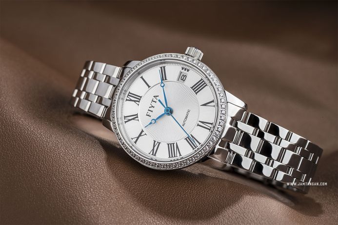 Fiyta Canon Couple White Dial Stainless