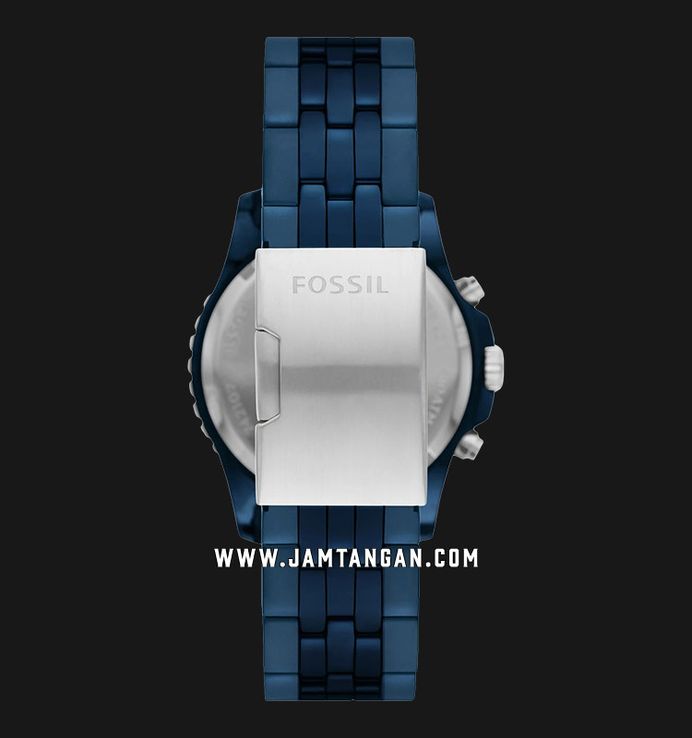 Fossil FB-01 CE5025 Chronograph Men Blue Dial Blue Ceramic Strap
