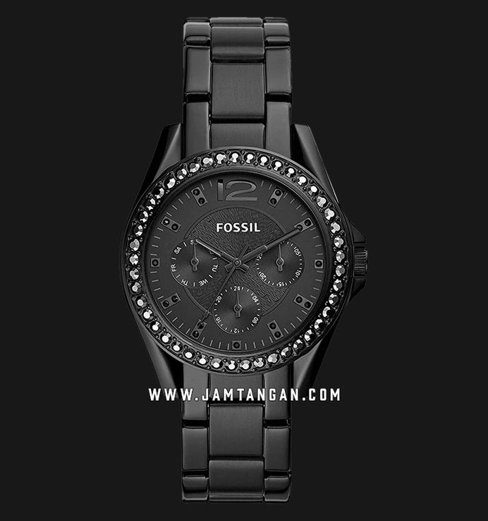 Fossil riley black discount