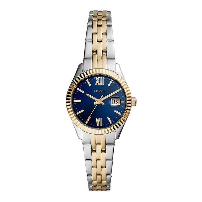 Fossil Scarlette Micro ES4988 Ladies Blue Dial Dual Tone  display picture 2