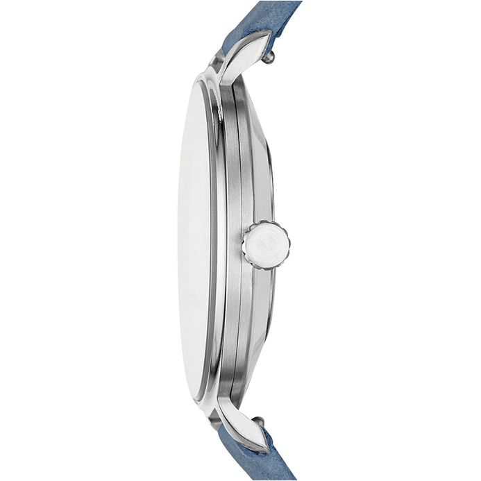 Fossil Kalya ES5076 Ladies Blue Dial Blue Leather Strap  display picture 2