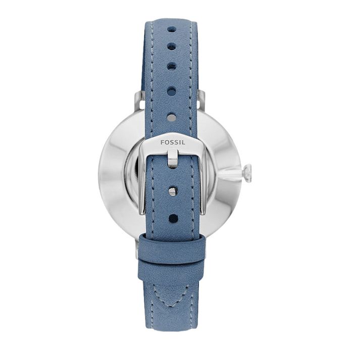 Fossil Kalya ES5076 Ladies Blue Dial Blue Leather Strap  display picture 1