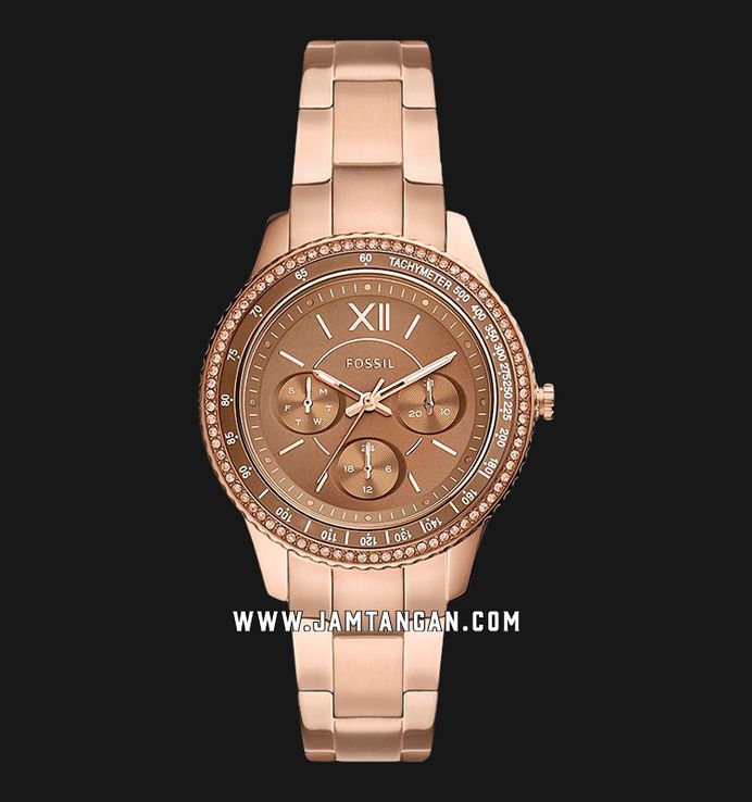 Fossil stella rose gold best sale