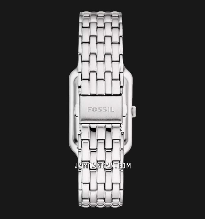 Fossil Raquel ES5306 Ladies White Mother Of Pearl Dial Stainless Steel Strap