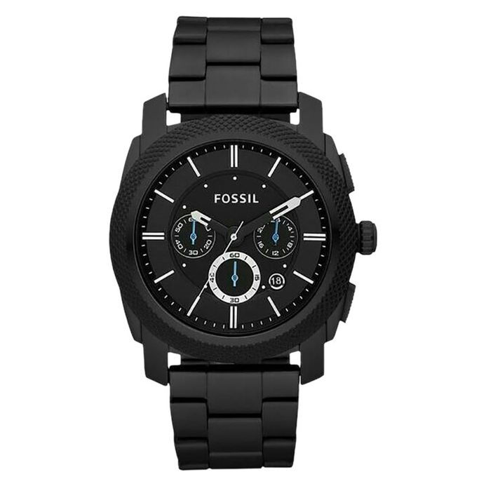 Fossil Machine FS4552 Chronograph Black Dial Black Stainless Steel