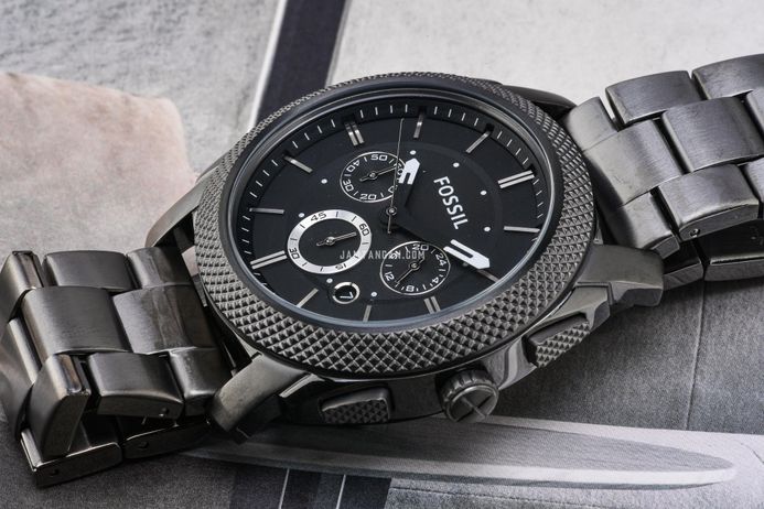 Fossil FS4662 Machine Chronograph Smoke Stainless Steel