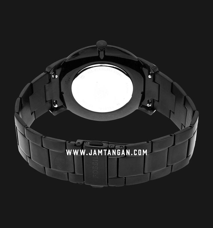 Fossil Minimalist FS5308 Men Black Dial Black Stainless Steel Strap
