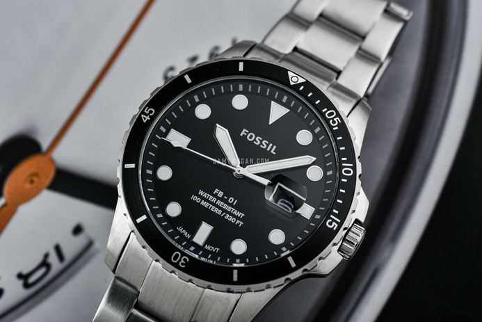 Stainless Steel Fossil 5652 FOSSIL Fossil Blue Fossil Blue Analog