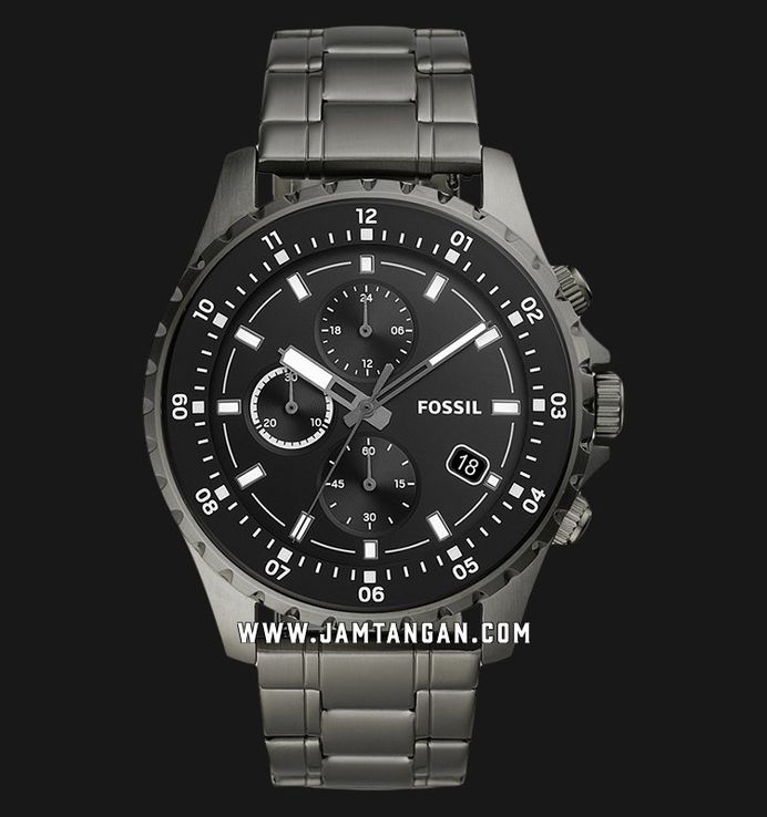 Dillinger chronograph smoke stainless steel watch shop