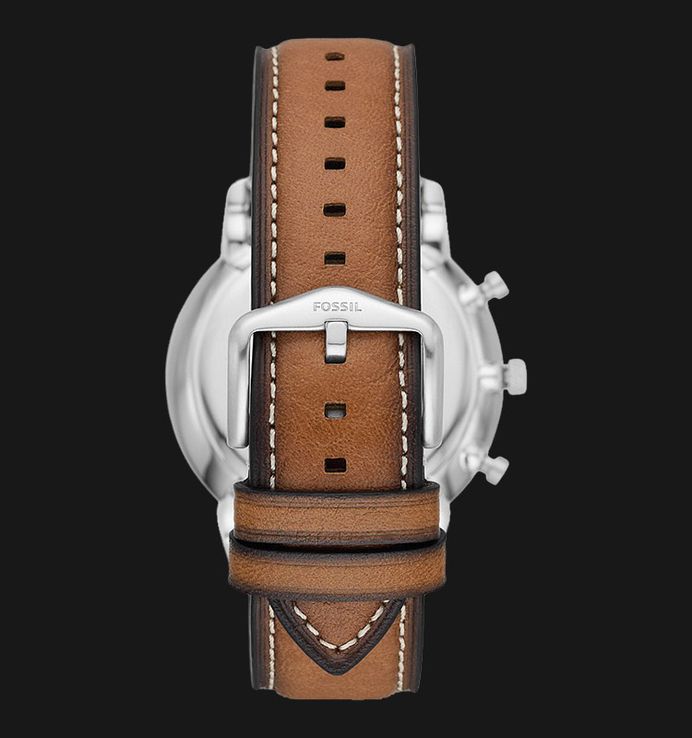 Fossil Neutra FS5963 Chronograph Men Green Dial Tan Eco Leather Strap