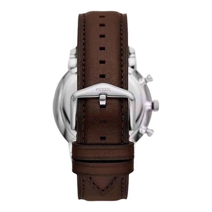 Fossil Neutra FS6018SET Chronograph Blue Dial Brown Leather Strap 