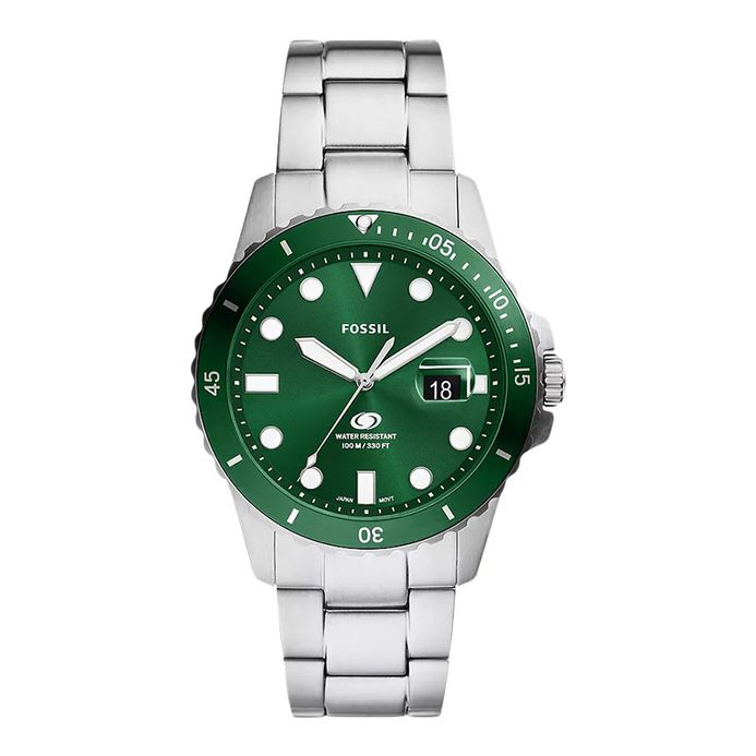 Analog Watch Fossil Waterproof Watch Fossil Blue Dive FS6033 Men