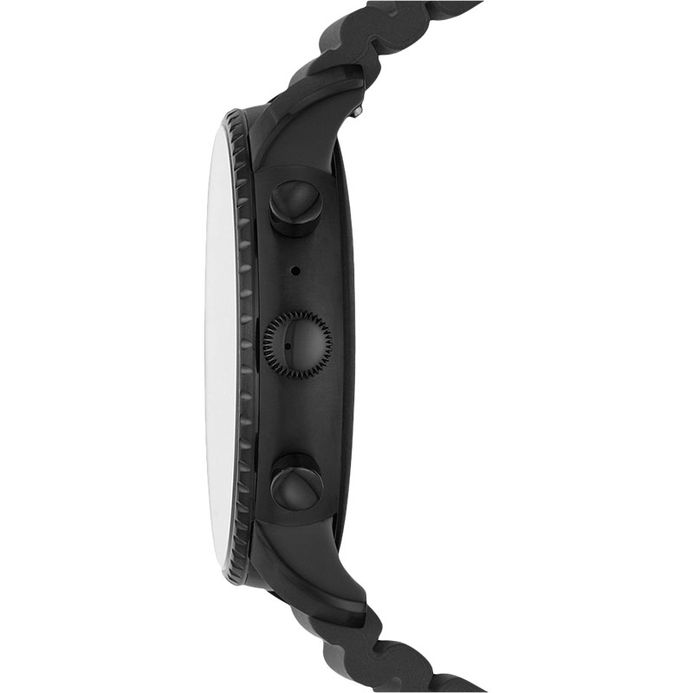 Fossil Gen Explorist HR FTW4018 Smartwatch Men Digital Dial Black Rubber  Strap