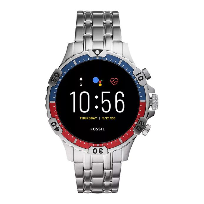 Stainless Steel Fossil Smartwatch Features Q Marshal Gen Fossil