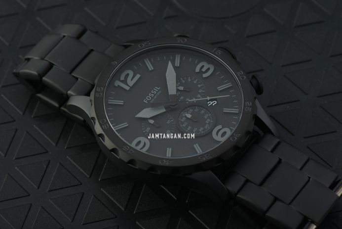 Fossil Nate Fossil Black Analog Watch Fossil Nate JR1401