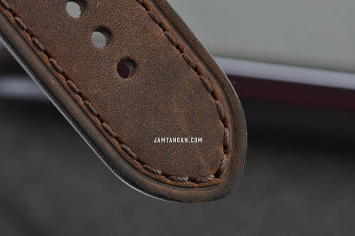 Fossil Nate JR1487 Chronograph Brown Dial Brown Leather Strap