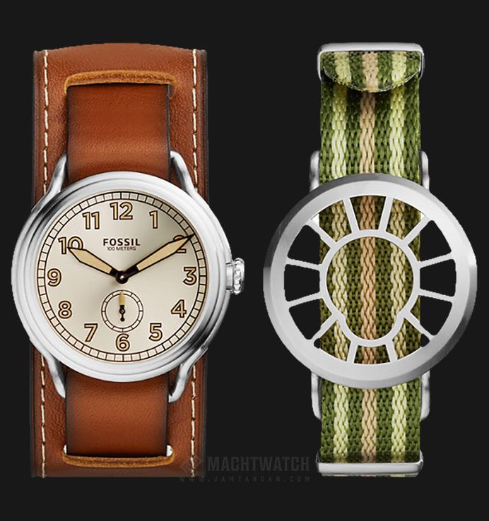 Fossil trench watch outlet