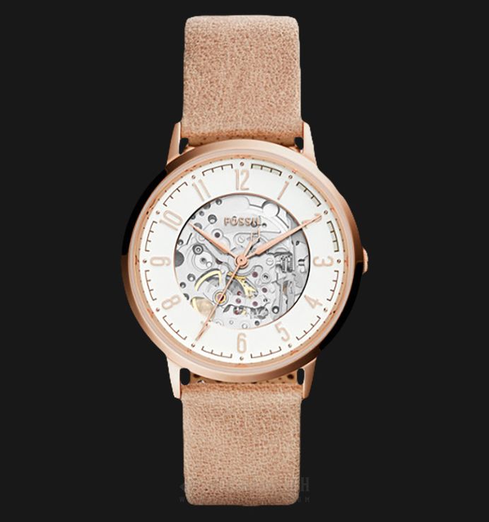 Vintage muse automatic sand leather watch discount