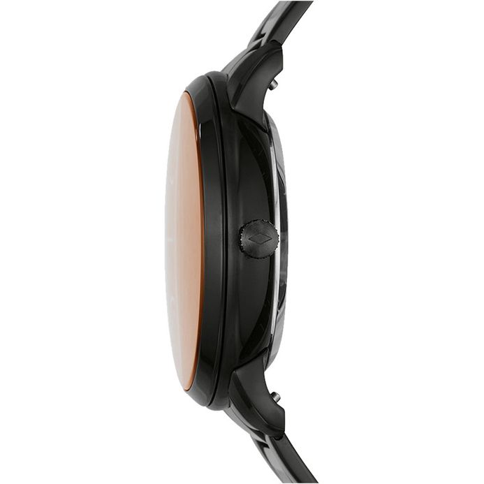 Fossil Neutra ME3183 Automatic Men Skeleton Dial Black Stainless Steel ...
