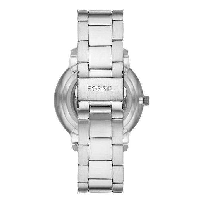 Fossil Neutra ME3209 Automatic Skeleton Dial Stainless Steel Strap