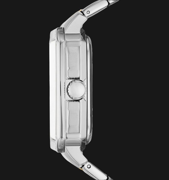 Fossil Inscription ME3237 Automatic Open Heart Dial Dual Tone Stainless Steel Strap
