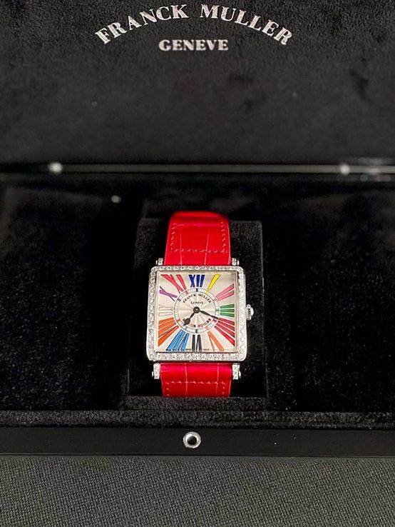 Franck Muller 6002-M-B-QZ-COL-DRM-R-D-1R Master Square Steel