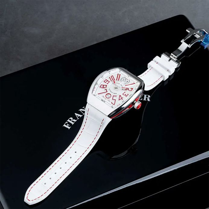 Franck Muller Vanguard V41-SC-DT-R-SUN-AC-RG White Dial Titanium