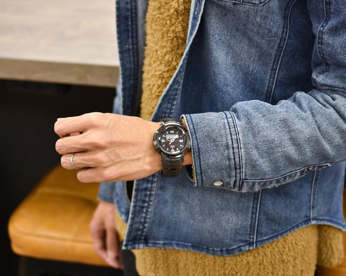 Casio G-Shock AWM-500-1A AWM-500-1AJF Full Metal Solar