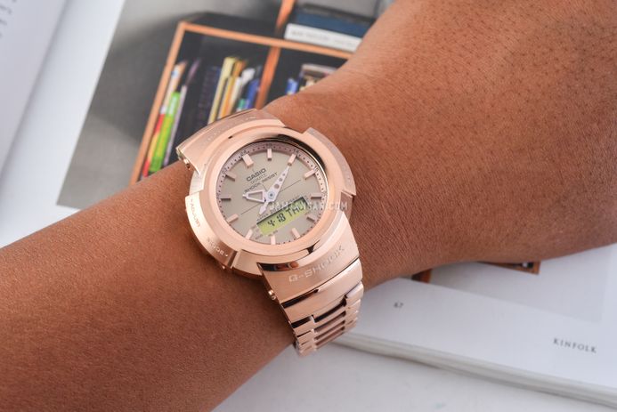 【美品】G-SHOCK AWM-500GD-4AJF　ローズゴールド AWM-500GD-4AJF | CASIO