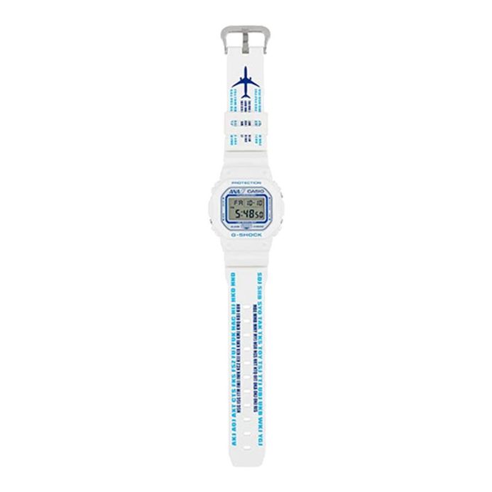 Casio G-Shock DW-5600 ANA Collaboration Digital Dial White Resin