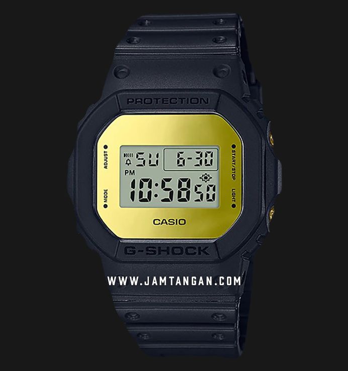 Casio G-shock DW-5600BBMB-1DR Metallic Mirror Face Series Digital Dial Black Resin Band