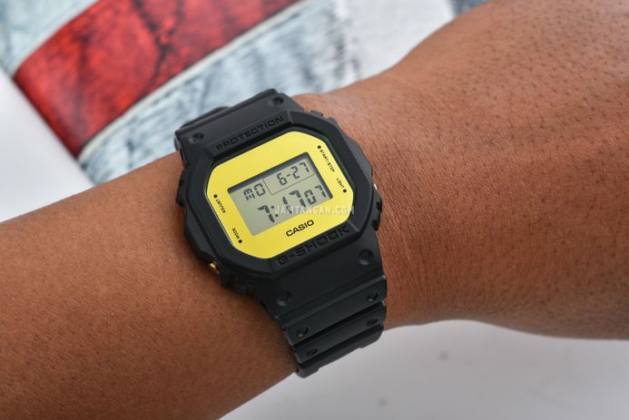Casio G-shock DW-5600BBMB-1DR Metallic Mirror Face Series Digital Dial Black Resin Band