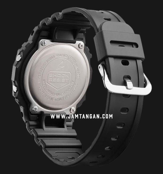 Casio G-Shock DW-5600E-1VDF Origin Digital Dial Black Resin Band