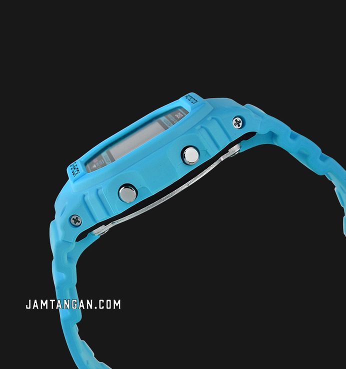 Casio G-Shock DW-5600EP-2DR Energy Pack Series Digital Dial Blue Resin Band