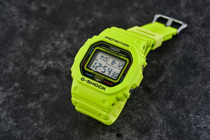 Casio G-Shock DW-5600EP-9DR Energy Pack Series Digital Dial Green Resin Band