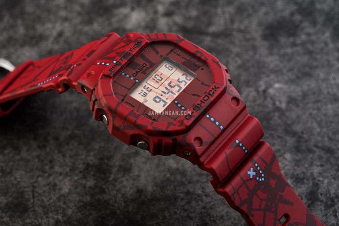 Casio G-Shock DW-5600SBY-4DR Treasure Hunt Shibuya Series Red Resin Band Special Edition