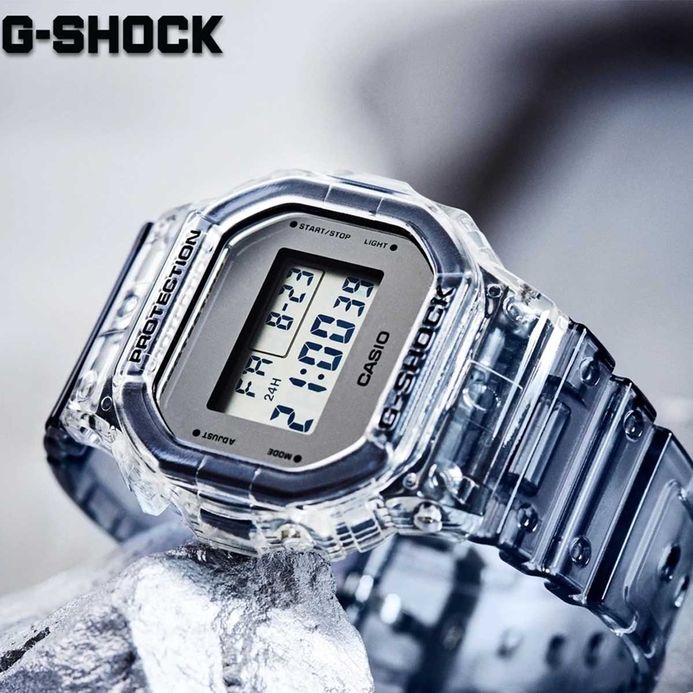 G shock super clear skeleton top
