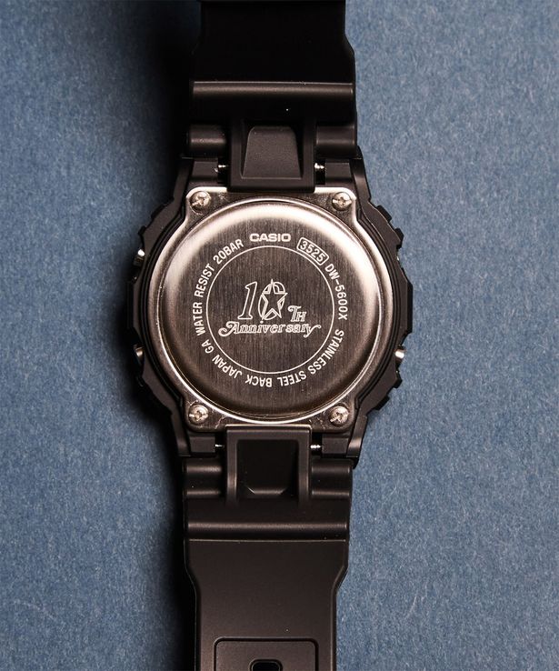 も*お様 G-SHOCK 10th Anniversary ウッドケース Casio G-Shock x Converse Tokyo DW-5600UE-1JF 10th Anniversary