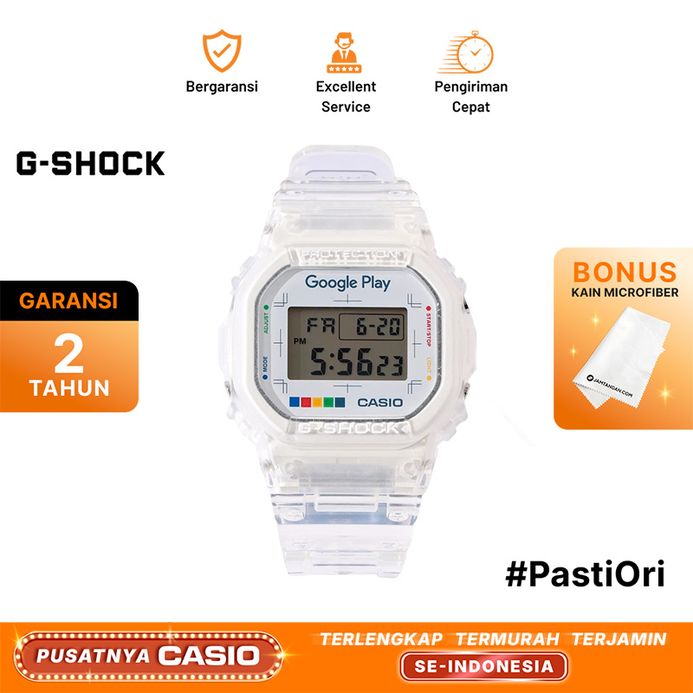 Casio G-Shock X Google Play X Beams DW-5600UE Digital Dial