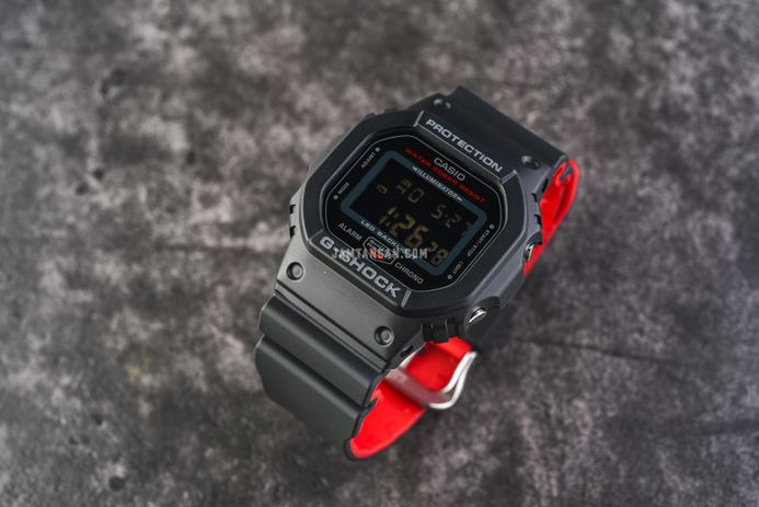 Casio G-Shock DW-5600UHR-1DR Men Digital Dial Black Resin Band