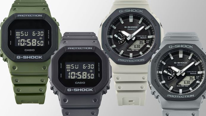 Montre Casio G-Shock DW-5610SU-8 Grise - Gamme Street Utility - Neuf Avec étiquettes