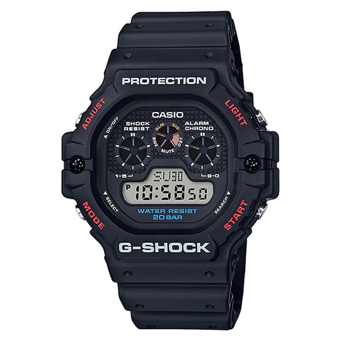 Casio G-Shock DW-5900-1 DW-5900-1JF Digital Dial Black Resin Band